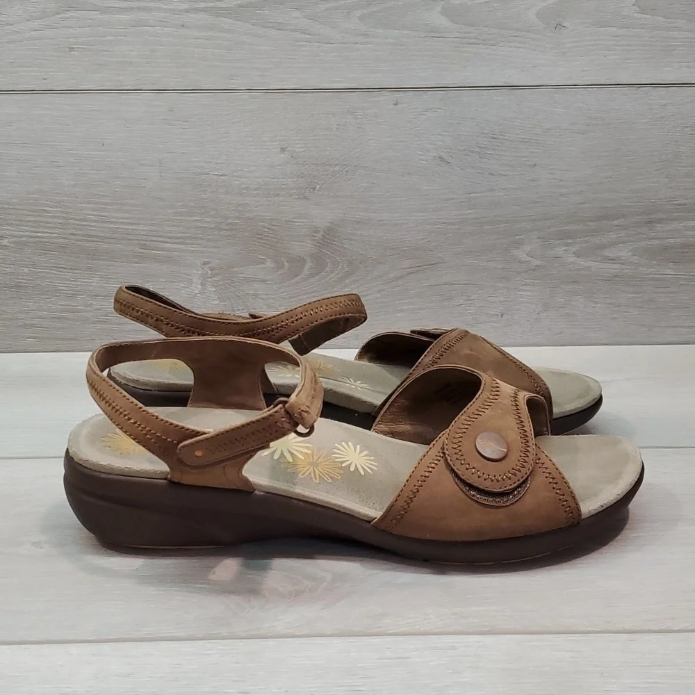 Dansko Women Iris Nubuck Comfort Leather Ankle Strap Sandals shoes sz 42/11.5-12